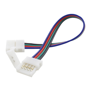 Double-sided LED RGB connector 10mm, with a cable