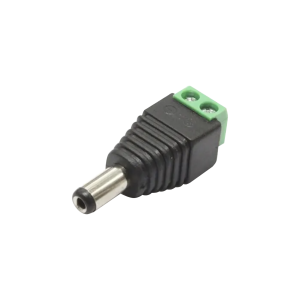 DC plug with connector for fast installation of mono LED...