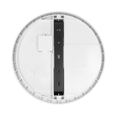 CERS LED 16W lighting fixture with microwave motion sensor, 1300lm, IP65, 4000K, milky PC shade, white, dimming function
