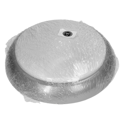 KOKO LED luminaire with microwave motion sensor, 12W, 3000K, 1100lm, silver-polypropylene, matt PC diffuser, IP44, IK10