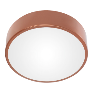 OVO ceiling light 2xE27, 2x24W, copper steel, matt glass...