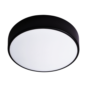 OVO ceiling light 4xE27, 4x24W, black steel, matt glass...