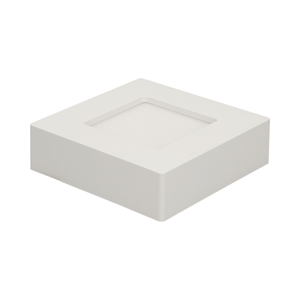 LETI LED 9W downlight, surface mounted, square,...