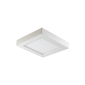 LETI LED 12W, downlight, surface-mounted, square, 800lm,...