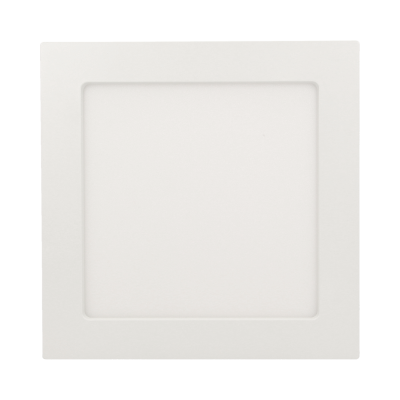 LETI LED 18W downlight, surface-mounted, square, 1600lm, 4000K, white, built-in LED driver