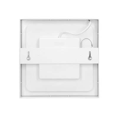 LETI LED 24W downlight, surface mounted, square, 1900lm, 3000K, white, inbuilt LED power supply