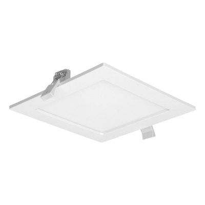 AKMAN LED 12W, oprawa downlight, podtynkowa, kwadratowa, 860lm, 4000K, biała, wbudowany zasilacz LED