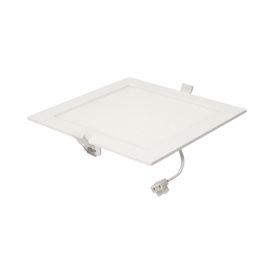 AKMAN LED 18W, oprawa downlight, podtynkowa, kwadratowa, 1600lm, 4000K, biała, wbudowany zasilacz LED