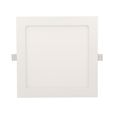 AKMAN LED 18W downlight, flush-mounted, square, 1600lm, 4000K, white, built-in LED driver