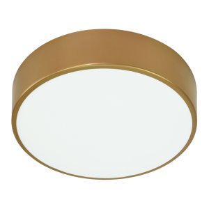 OVO plafon 6xE27, 6x24W, złota stal, klosz szklany...