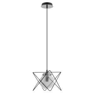 CORRADO 1P, pendant lamp, E14  max. 40W, chrome