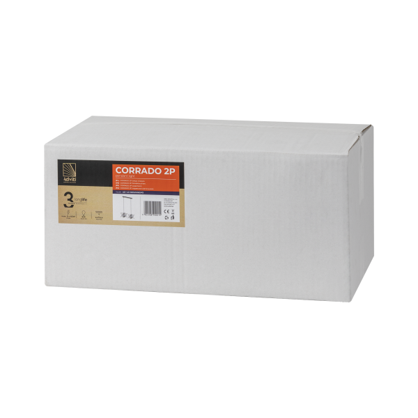 CORRADO 2P, pendant lamp, E14  max. 2x 40W, chrome