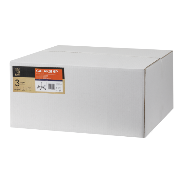 GALAKSI 6P, lampa wisząca, E14  max. 6x 40W, chrom