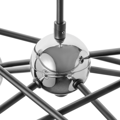 GALAKSI 6P, pendant lamp, E14  max. 6x 40W, chrome