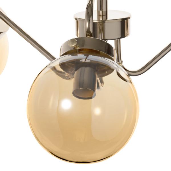 BULAT 3P, lampa wisząca, E14 max. 3x40W, złota