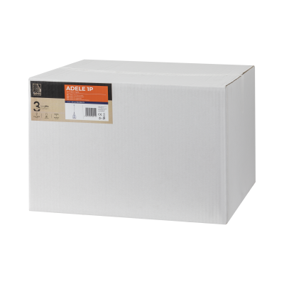 ADELE 1P, lampa wisząca, E27 max. 60W, czarna