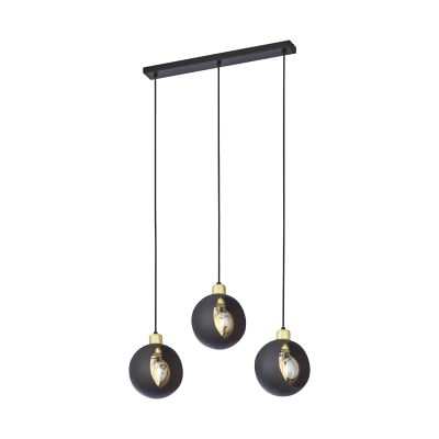 JALA 3P, pendant lamp, E27 max.15W, black