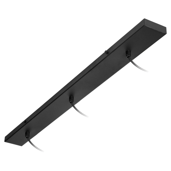 LAZIO 3P, pendant lamp, E27 max.15W, black