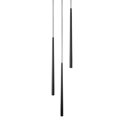 TABUNG 3P, pendant lamp, G9 max.6W, black