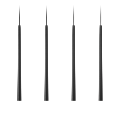 TABUNG 4P, lampa wisząca, G9  max.6W, czarna