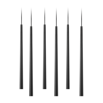 TABUNG 6P, lampa wisząca, G9  max.6W, czarna