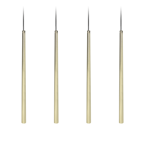 TABUNG 4P, pendant lamp, G9 max.6W, gold