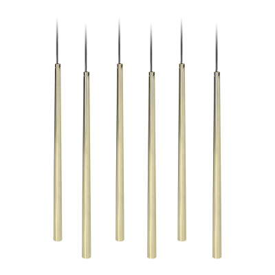 TABUNG 6P, pendant lamp, G9 max.6W, gold