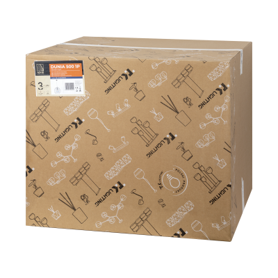 DUNIA 500 1P, lampa wisząca, E27  max.15W, czarna