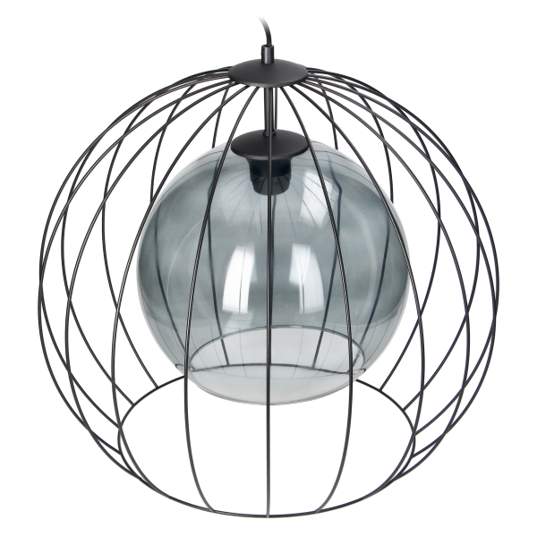 DUNIA 500 1P, pendant lamp, E27 max.15W, black