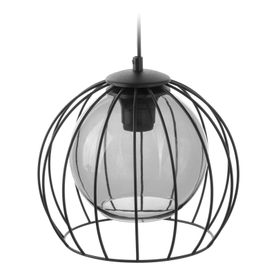 DUNIA 3P, lampa wisząca, E27  max.15W, czarna