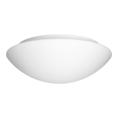 LUBA oprawa 3xE27, moc max. 3x60W, biała-stal, klosz matowy-szkło, IP44