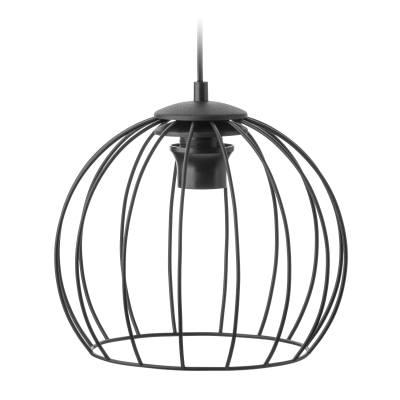 DUNIA 3P, lampa wisząca, E27  max.15W, czarna