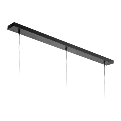 DUNIA 3P, lampa wisząca, E27  max.15W, czarna