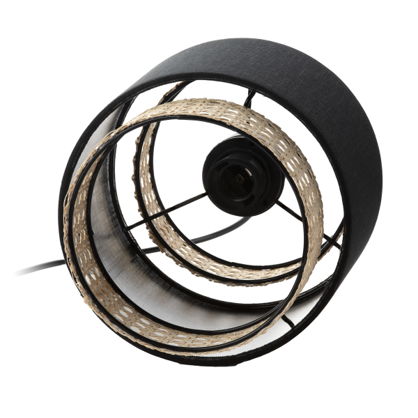 LANA 200 1P, lampa wisząca, E27  max.60W, czarna