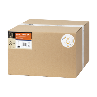 NAVI 400 1P, lampa wisząca, E27  max.60W, czarna
