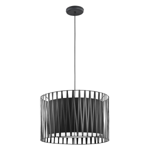 NAVI 500 3P, pendant lamp, E27 max.60W, black