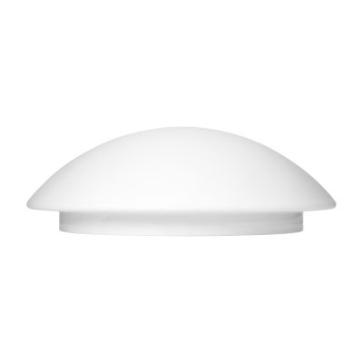 LUBA luminaire 3xE27, max. power 3x60W, white-steel, matt glass diffuser, IP44