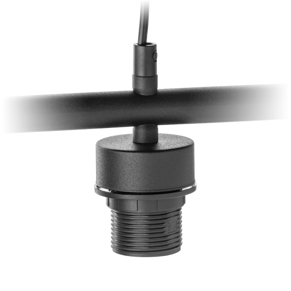 ALESSIO 3P, pendant lamp, E27 max.60W, black-gold