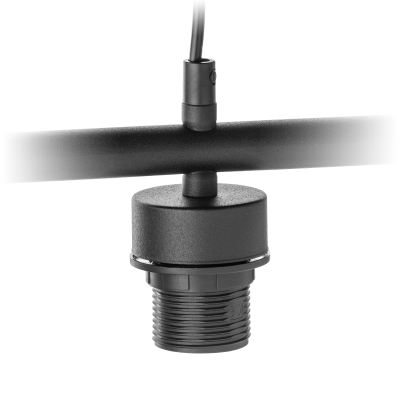 ALESSIO 3P, pendant lamp, E27 max.60W, black-gold