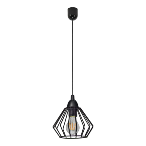 WAYA pendant lamp, max. power 1x60W, E27, black