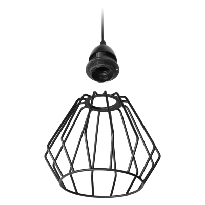 WAYA lampa wisząca, moc max. 3x60W, E27, czarna