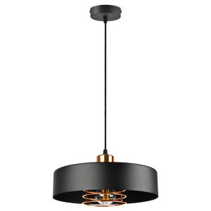 CHIRO pendant lamp, max. power 1x60W, E27, black