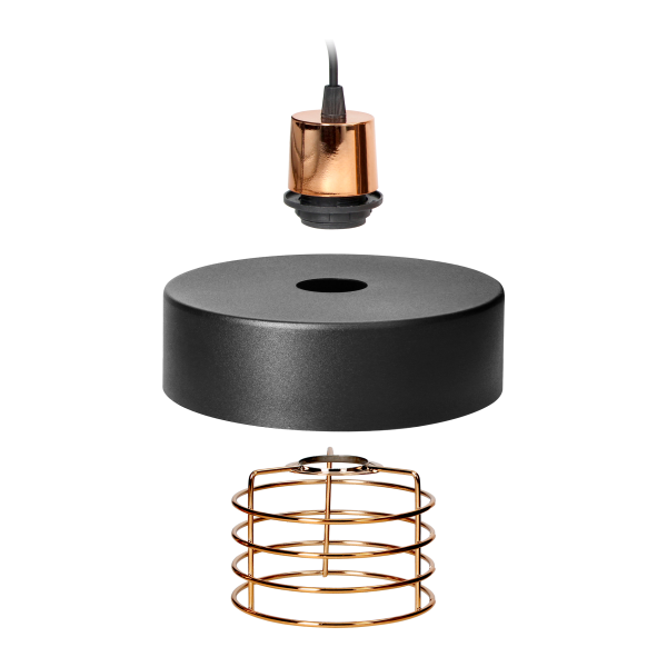 CHIRO lampa wisząca, moc max. 3x60W, E27, czarna