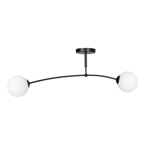 MONZA pendant lamp, max. power 2x40W, E14, black and white