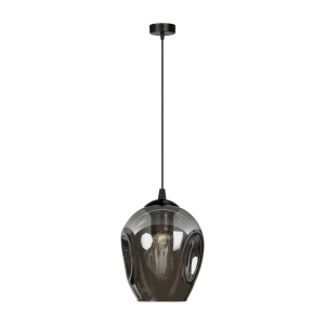IRIS lampa wisząca, moc max.60W, E27, czarno-grafitowa