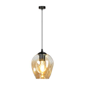 IRIS lampa wisząca, moc max.60W, E27, czarno-złota