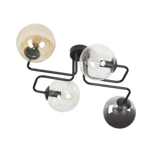 BARI lampa wisząca, moc max.4x40W, E14, czarno-kolorowa...