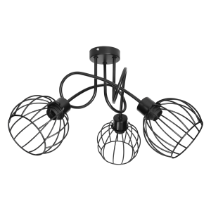 MARBELLA lampa wisząca, moc max. 3x60W, E27, czarna