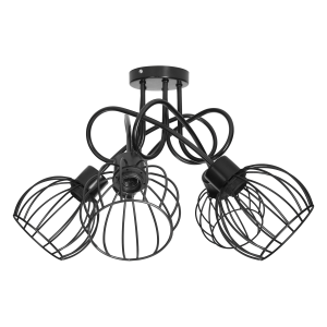 MARBELLA lampa wisząca moc max. 5x60W, E27, czarna