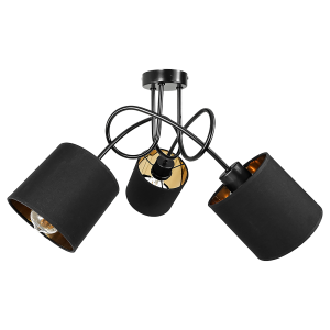 VIGO pendant lamp, max. power 3x60W, E27, black